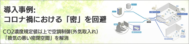 導入事例コロナ禍における「密」を回避